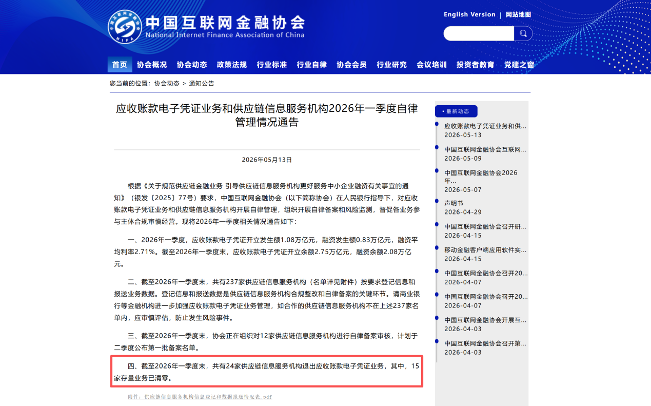 应收账款电子凭证业务再收紧，供应链票据布局迎良机