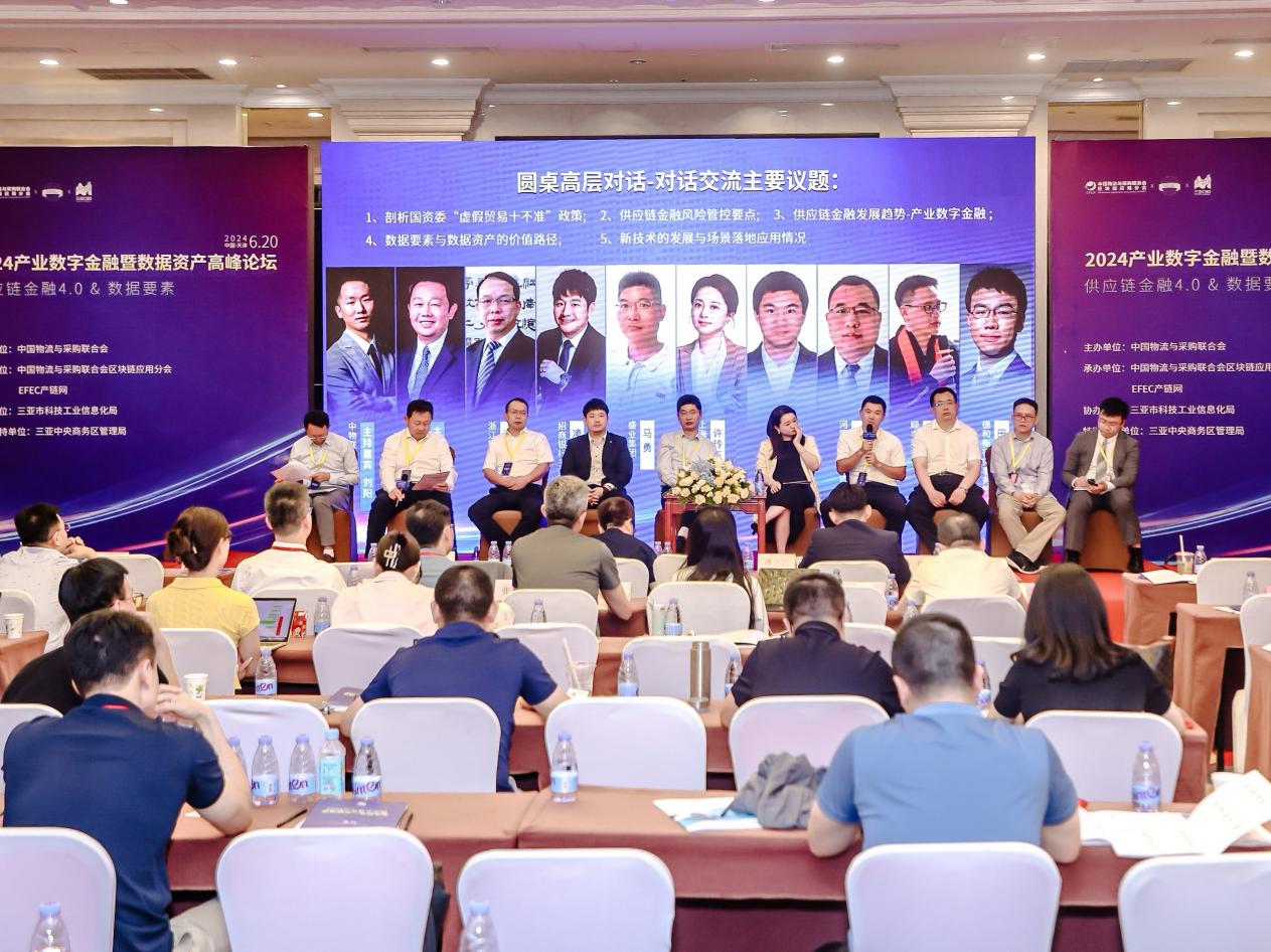 票据服务行业代表深度数科参加交流“2024 产业数字金融暨数据资产高峰论坛”